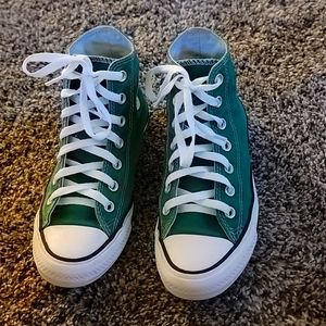 Green Converse All Star Chuck Taylor Shoes